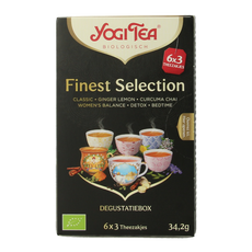 Yogi Tea Finest selection 6 x 3 stuks bio 18.00 Zakjes