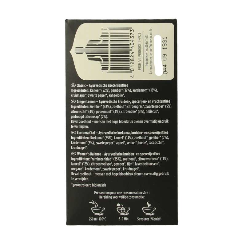 Yogi Tea Finest selection 6 x 3 stuks bio 18 Zakjes