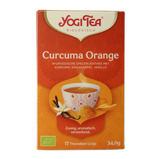 Yogi Tea Curcuma orange bio 17.00 Zakjes