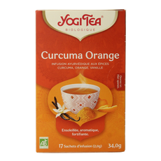 Yogi Tea Curcuma orange bio 17.00 Zakjes