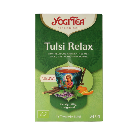 Yogi Tea Tulsi relax thee bio 17.00 Zakjes