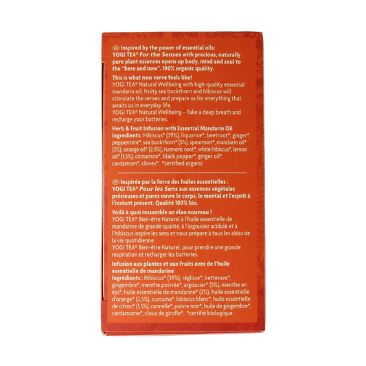 Yogi Tea For the sence natural wellness bio 17 Zakjes