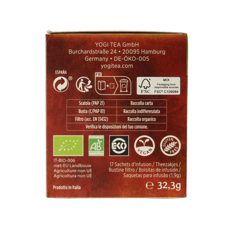 Yogi Tea Happy nature bio 17 Zakjes