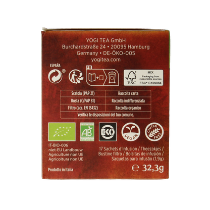 Yogi Tea Happy nature bio 17 Zakjes