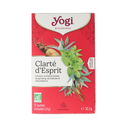 Yogi Tea Mental clarity bio 17.00 Zakjes