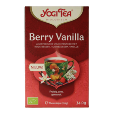 Yogi Tea Berry vanilla bio 17 Zakjes