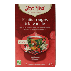 Yogi Tea Berry vanilla bio 17 Zakjes