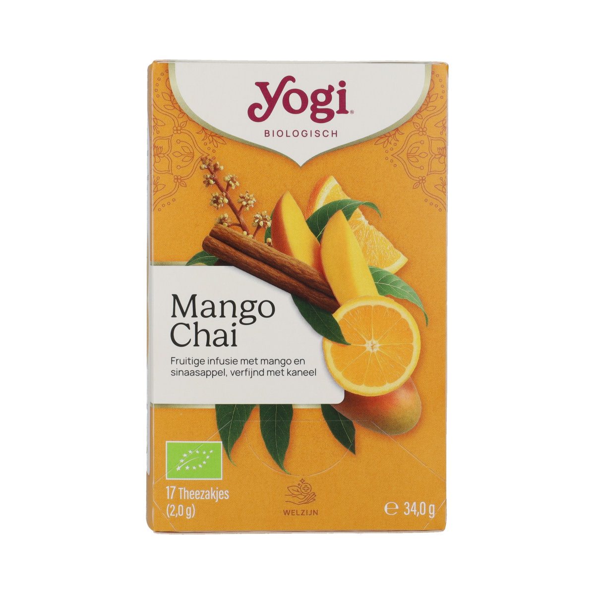 Yogi Tea Mango chai bio 17.00 Zakjes