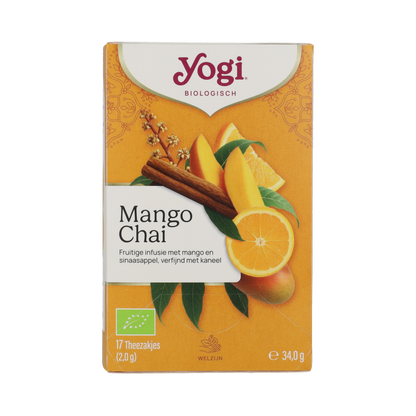 Yogi Tea Mango chai bio 17.00 Zakjes