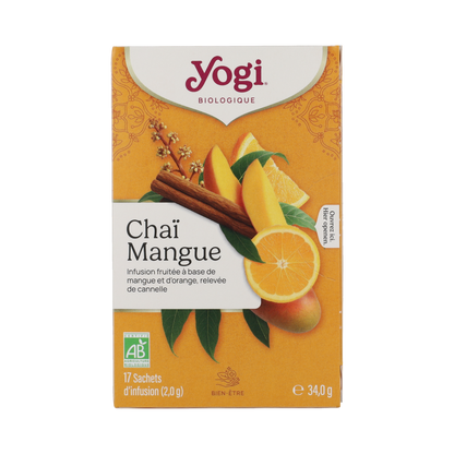 Yogi Tea Mango chai bio 17.00 Zakjes