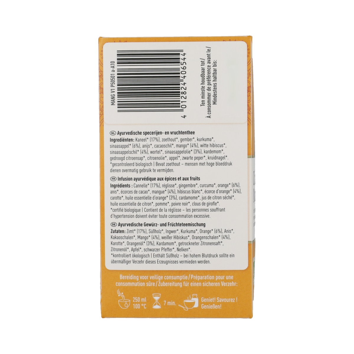 Yogi Tea Mango chai bio 17.00 Zakjes