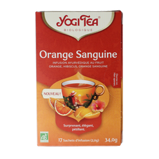 Yogi Tea tangy blood orange bio 17.00 Zakjes