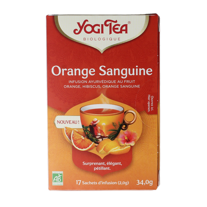 Yogi Tea Tea tangy blood orange bio 17.00 Zakjes