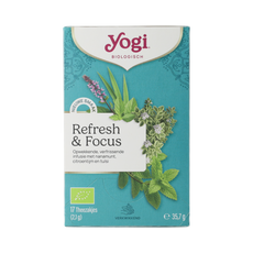 Yogi Tea Yogi® Refresh & Focus Bio 17.00 Zakjes