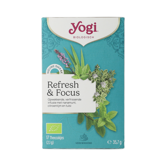 Yogi Tea Yogi® Refresh & Focus Bio 17.00 Zakjes