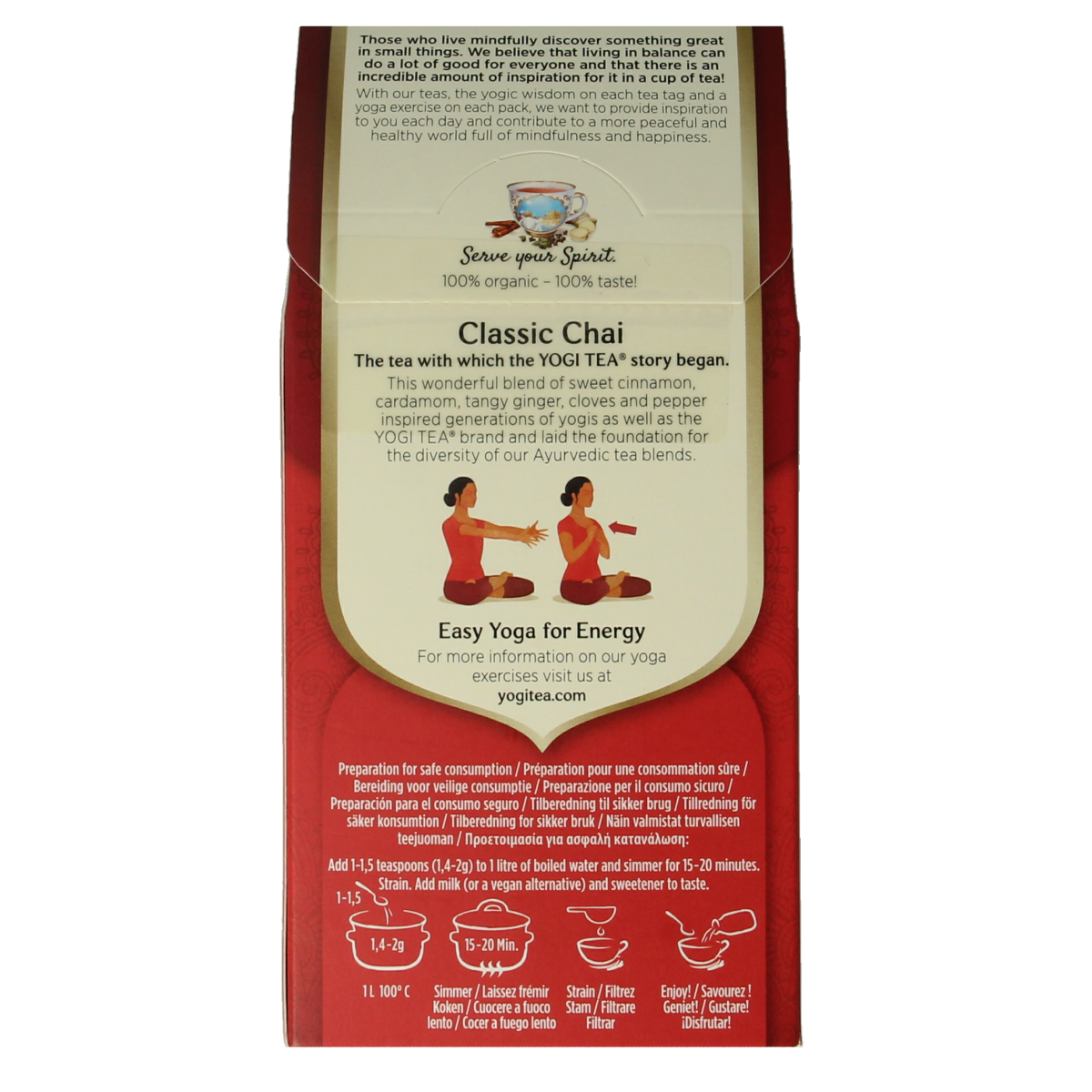 Yogi Tea Classic chai tea (los) bio 90 Gram