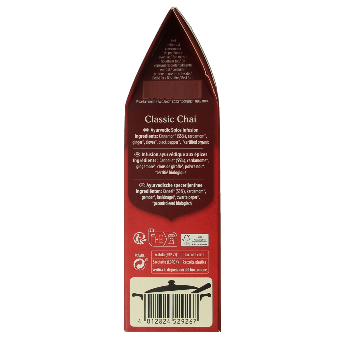 Yogi Tea Classic chai tea (los) bio 90 Gram