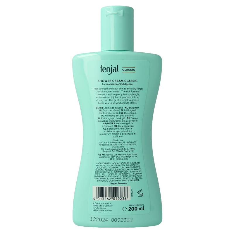 Fenjal Shower creme classic 200 Milliliter