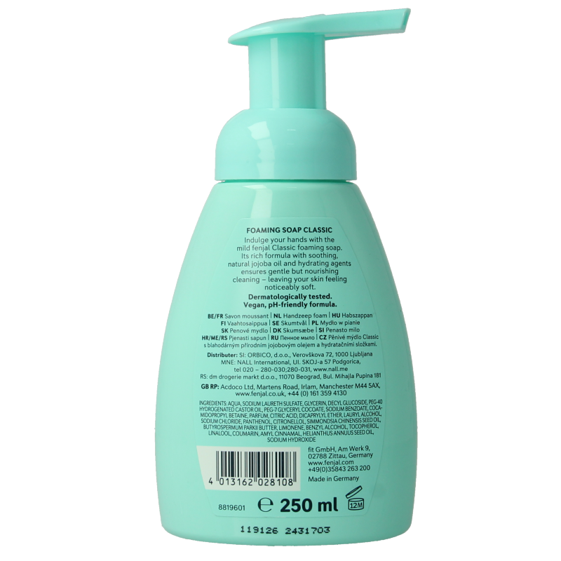 Fenjal Foam soap classic 250 Milliliter