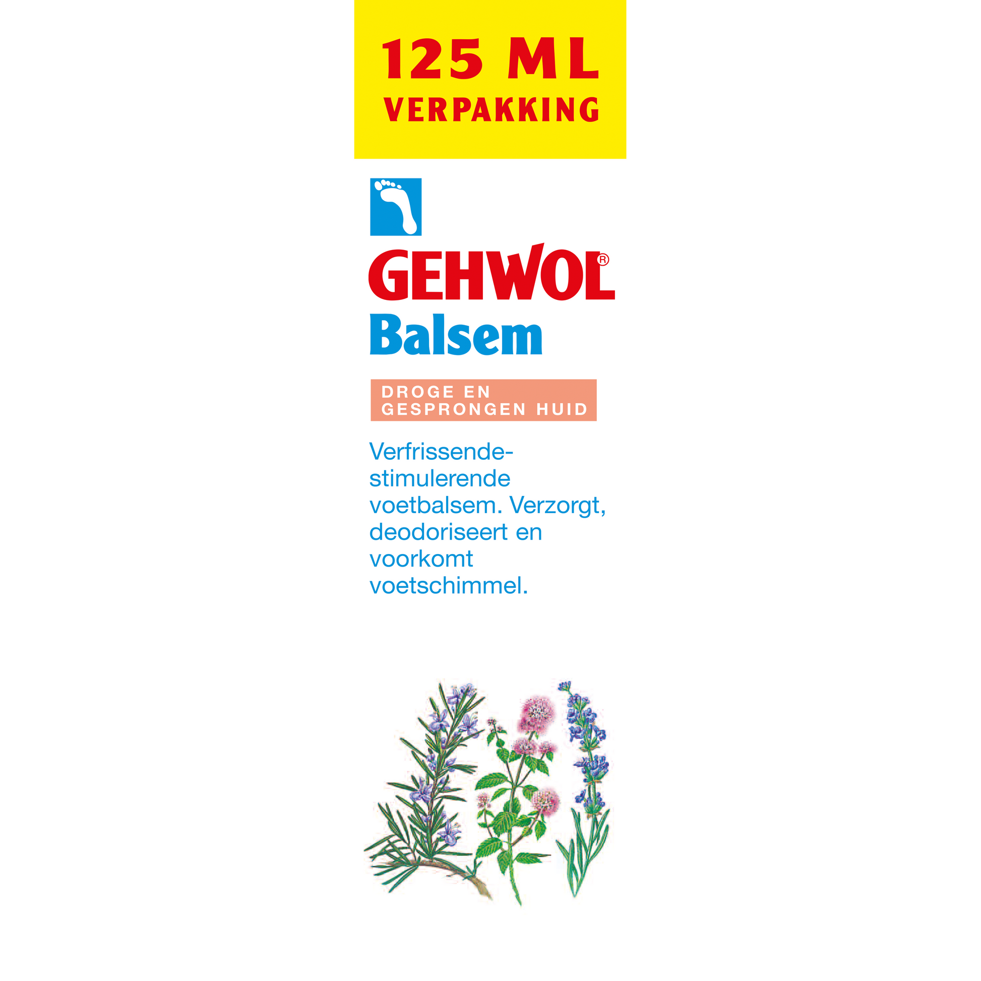 Gehwol Balsem droge gesprongen huid 125 Milliliter