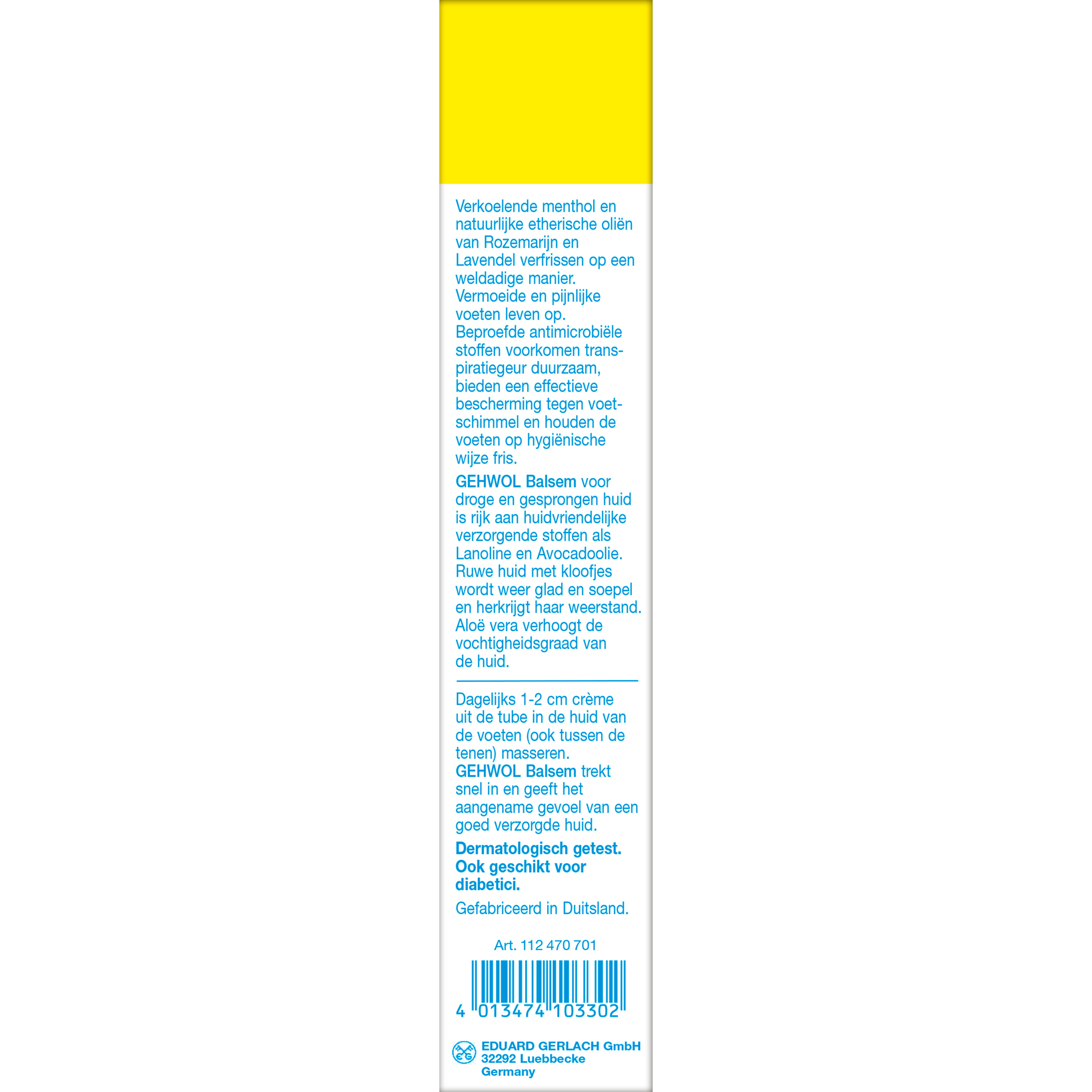 Gehwol Balsem droge gesprongen huid 125 Milliliter