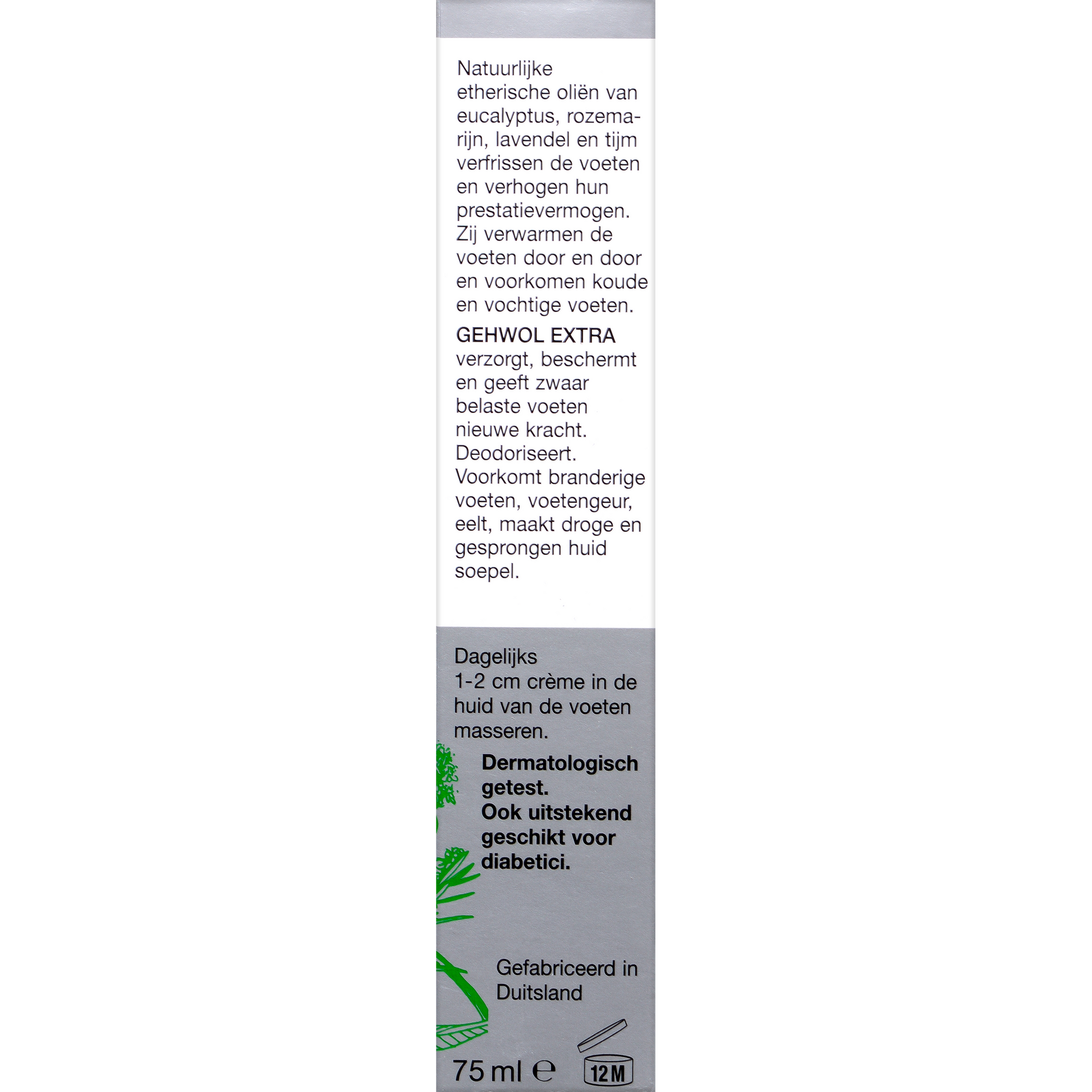 Gehwol Voetcreme extra 75 Milliliter
