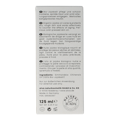 Alva Jojoba olie 125.00 Milliliter