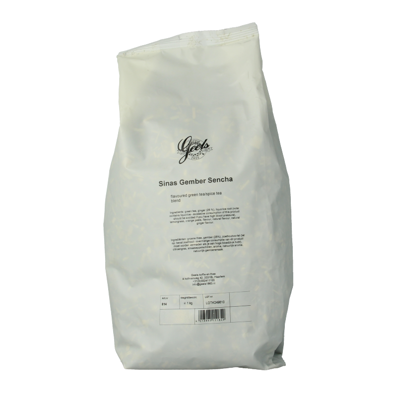 Geels Sinas gember sencha 1 Kilogram