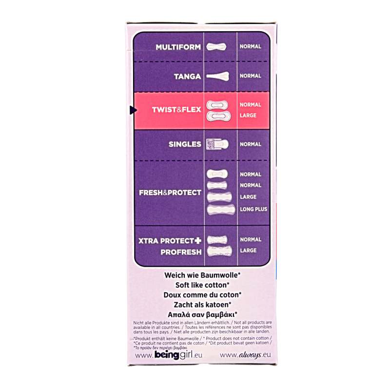 Always Dailies inlegkruisjes normaal 34 Stuks