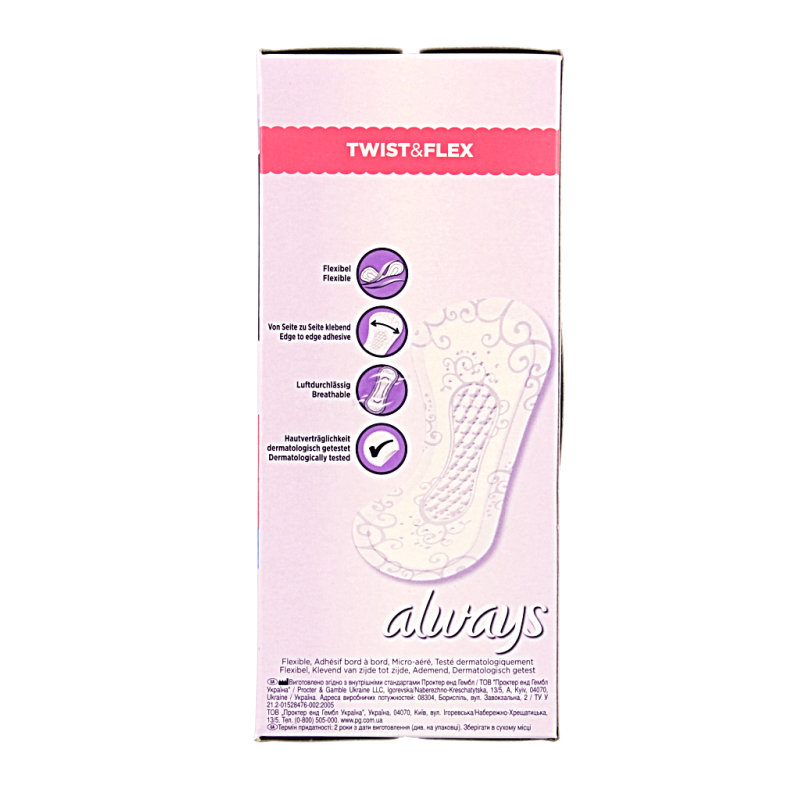 Always Dailies inlegkruisjes normaal 34 Stuks