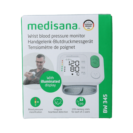 Medisana Polsbloeddrukmeter BW 345 1 Stuks