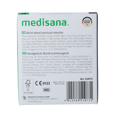 Medisana Polsbloeddrukmeter BW 345 1 Stuks