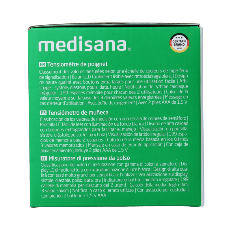Medisana Polsbloeddrukmeter BW 345 1 Stuks