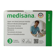 Medisana Bloeddrukmeter bovenarm BU512 1.00 Stuks