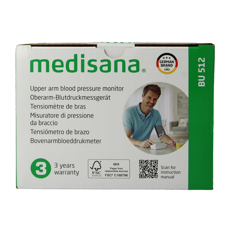 Medisana Bloeddrukmeter bovenarm BU512 1 Stuks