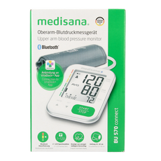 Medisana Bloeddrukmeter BU 570 connect bovenarm wit 1 Stuks