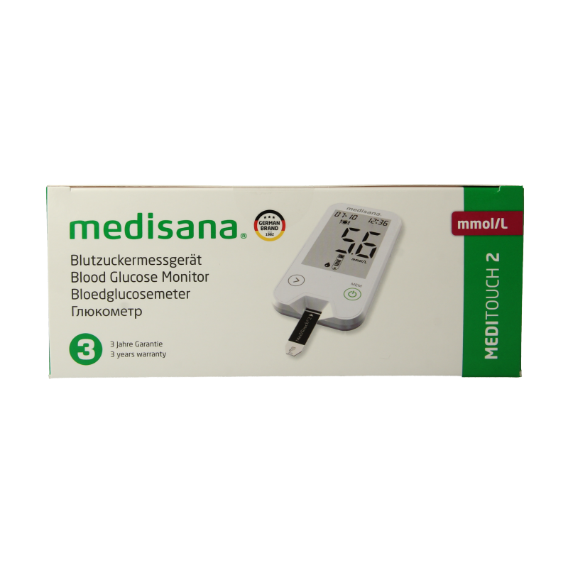 Medisana Meditouch 2 glucosemeter USB 1 Stuks