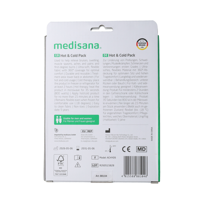 Medisana GP 104 - Hot & Cold Pack Rug 1.00 Stuks