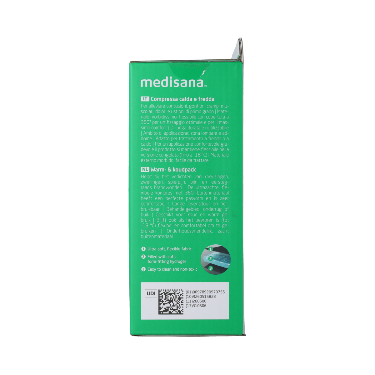 Medisana GP 104 - Hot & Cold Pack Rug 1.00 Stuks