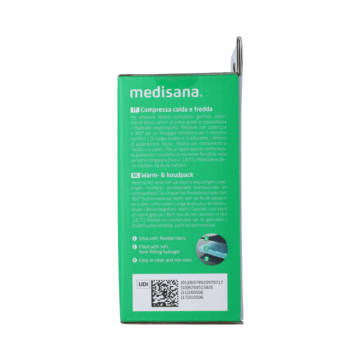 Medisana GP 100 - Hot & Cold Pack - Hoofd 1.00 Stuks