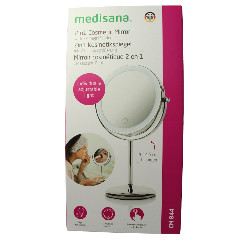 Medisana Cosmeticaspiegel 2 in 1 CM844 1 Stuks