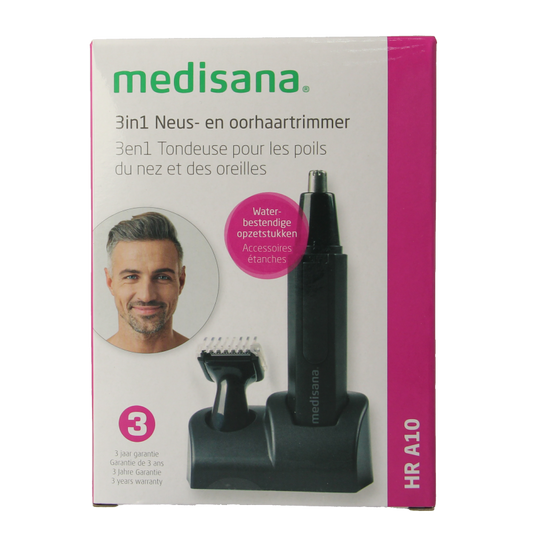 Medisana Neus en oorhaar trimmer 3 in 1 HR A10 1 Stuks