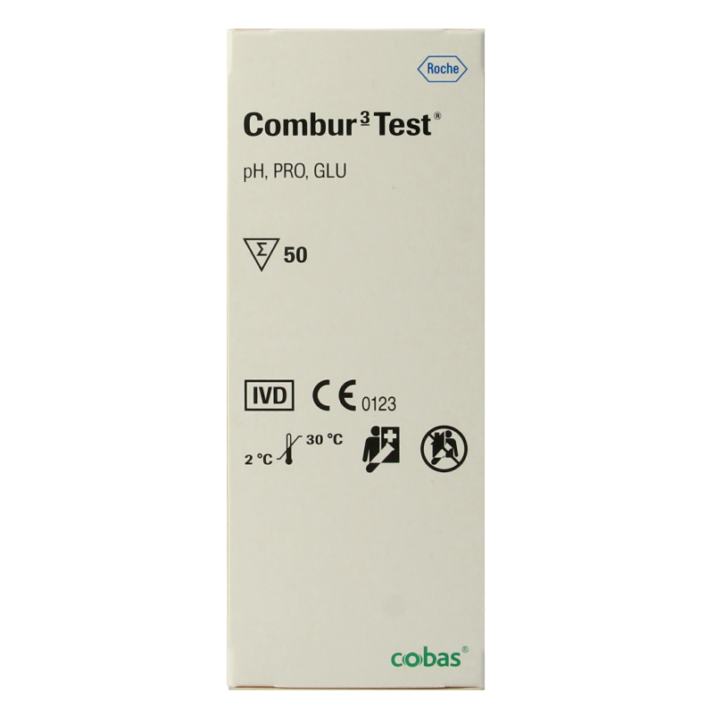 Roche Combur 3 teststrips 50 Stuks
