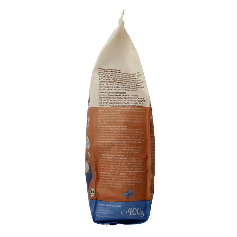 Allos Crunchy amarant basic bio 400 Gram