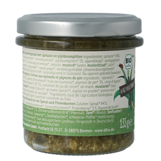Allos Farm vegetables spinazie & pijnboompitten bio 135 Gram