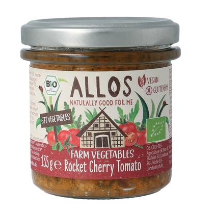Allos Farm vegetables rucola & kerstomaat bio 135.00 Gram