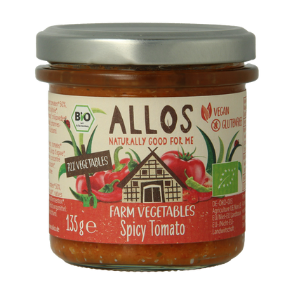 Allos Farm vegetables pittige tomaat bio 135.00 Gram