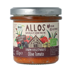 Allos Farm vegetables tomaat & olijf bio 135.00 Gram