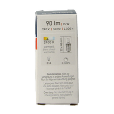 Esspo Reservelamp 15WE14 1.00 Stuks