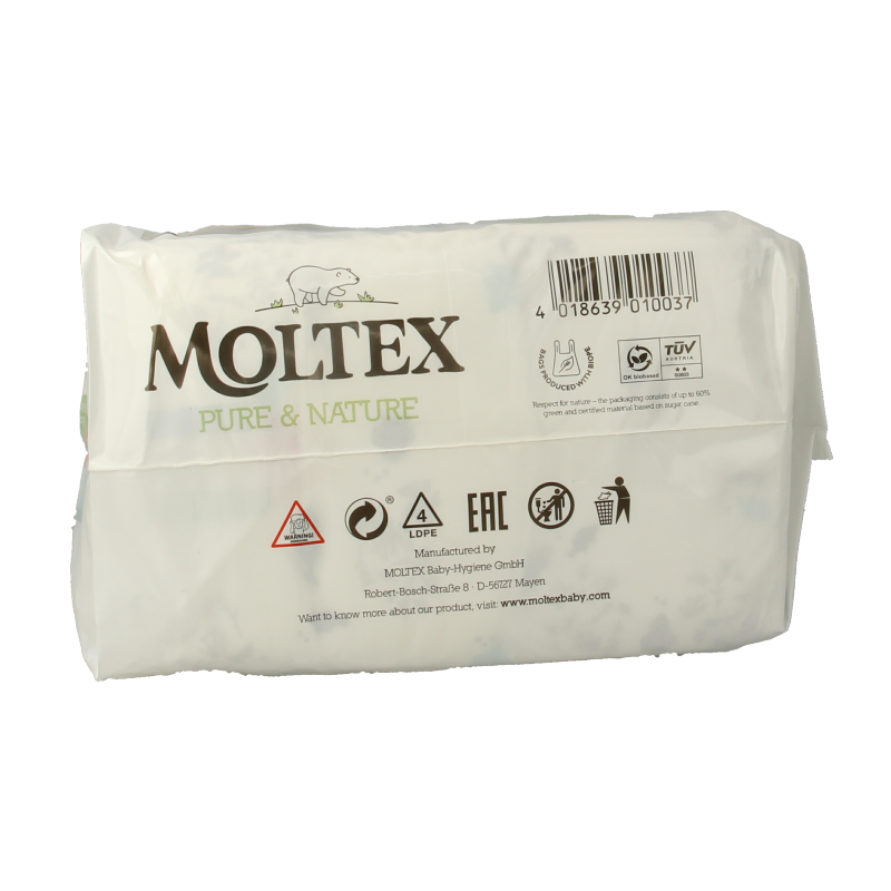 Moltex Pure & nature babyluiers newborn 22 Stuks